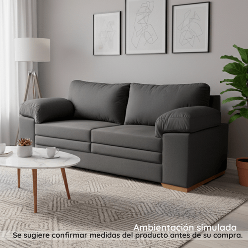 Sofa 3 Puestos Acces/gris