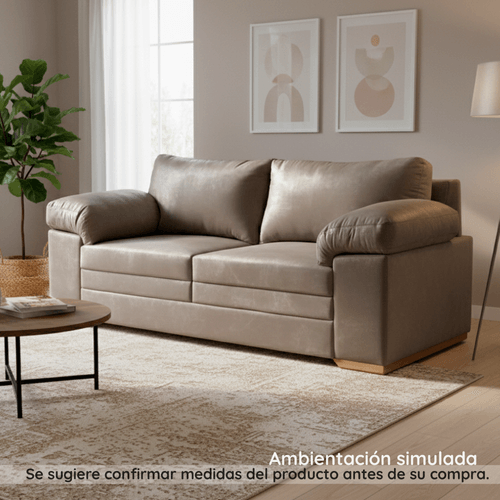 Sofa 3 Puestos Acces/taupe