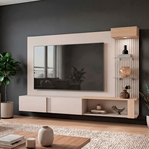 Panel de TV Isolde 132X208X34 RTA Capri Fresno