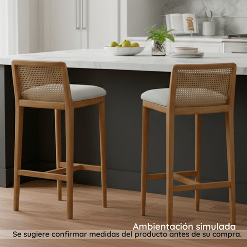 Silla Barra Sabanna Pata Nat /marfil