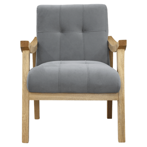 Silla Decorativa Yunus Pata Nat /gris